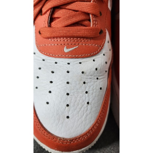 Nike Air Force 1 Yellow Low Top Leather Men\'s Athletic Sneakers main image 11
